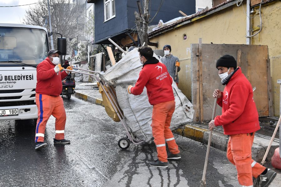 Beylikdüzü yol temizliği (2)